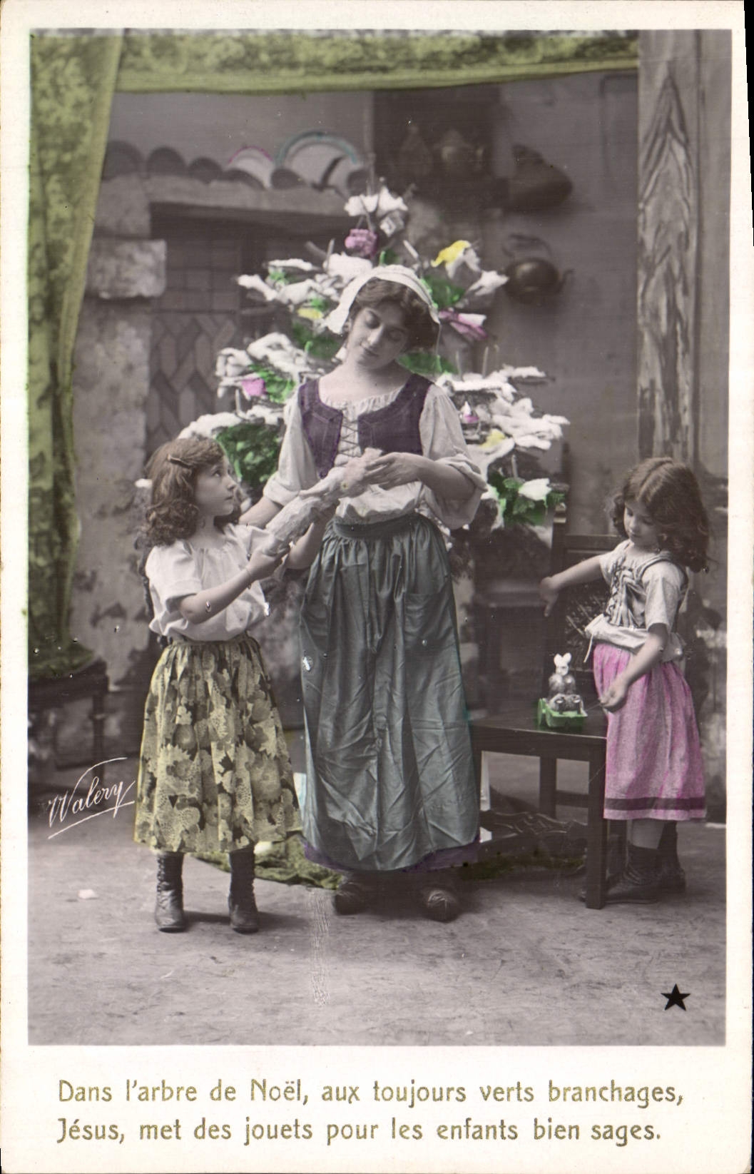 CPA Fantaisie Enfants Poupee Femme 