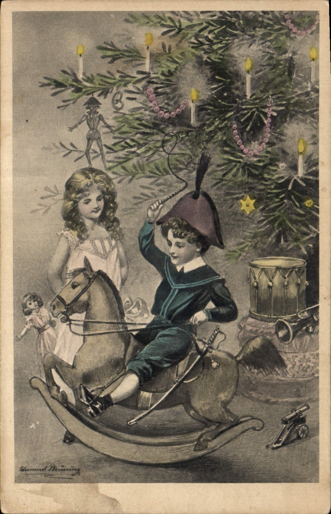 CPA Fantaisie Enfants Poupee  