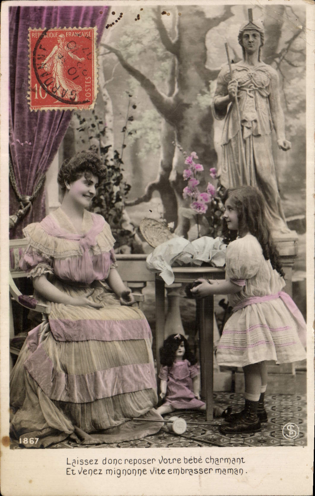 CPA Fantaisie Enfants Poupee  