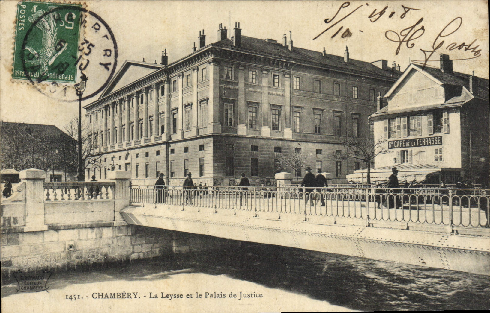 CPA Chambery La Leysse et le Palais de justice 