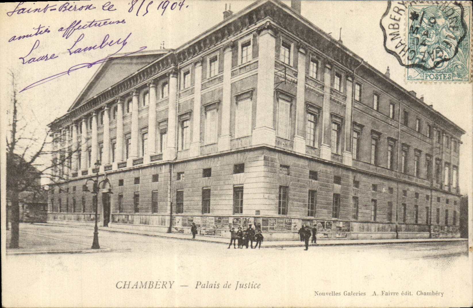 CPA Palais de justice Chambery