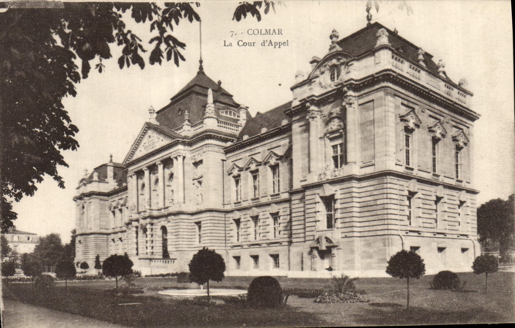 CPA Palais de justice Colmar La Cour d'Appel