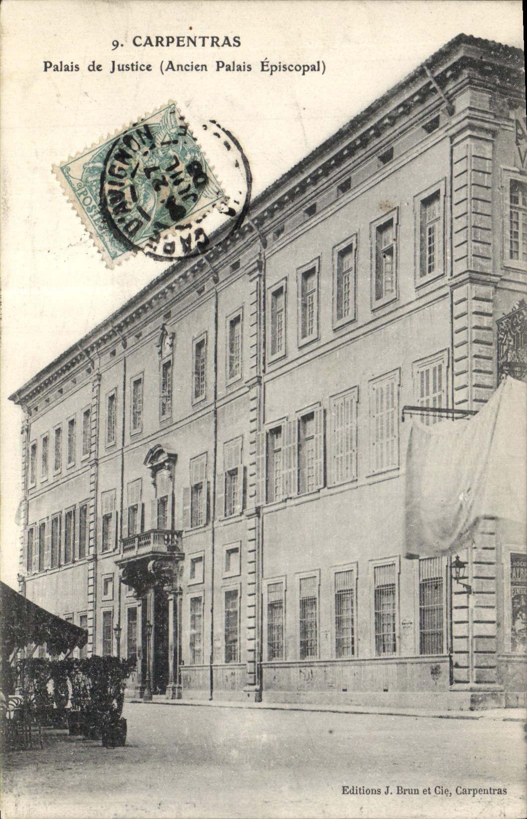 CPA Palais de justice Ancien Palais Episcopal Carpentras