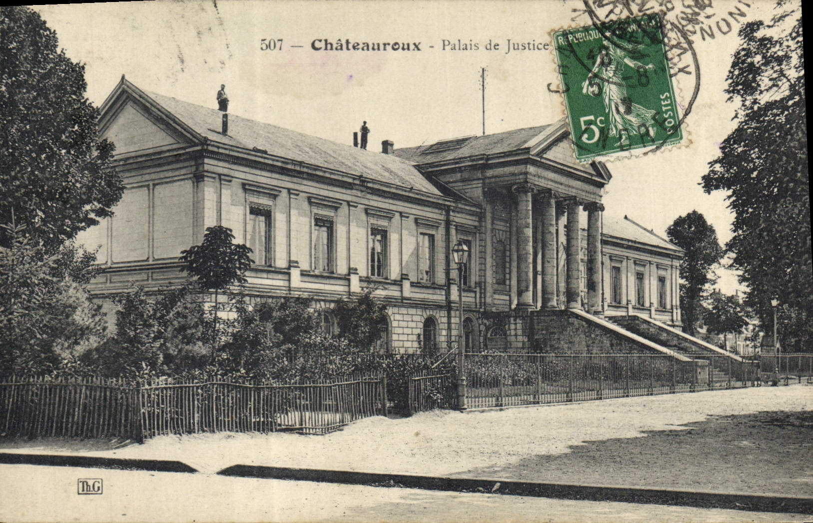 CPA Palais de justice Chateauroux 