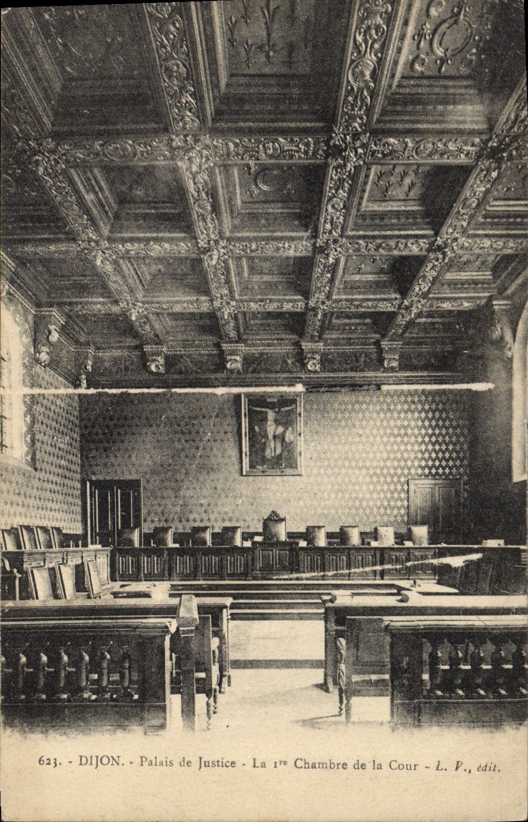 CPA Palais de justice Dijon La 1er chambre de la cour