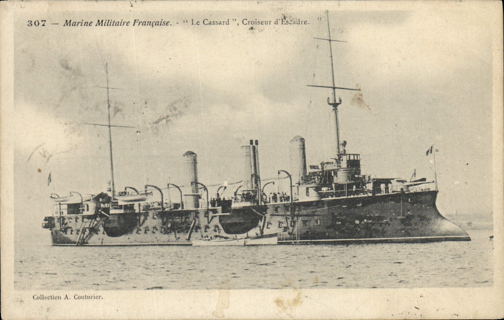 CPA Bateau de Guerre Le Cassard Croiseur d'escadre