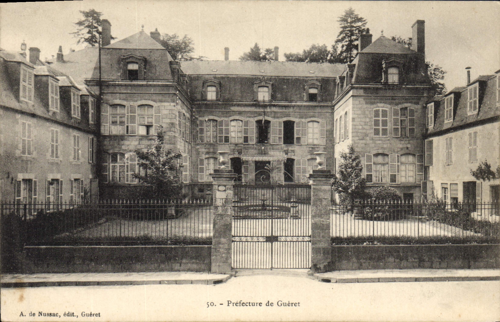 CPA Prefecture de Gueret 