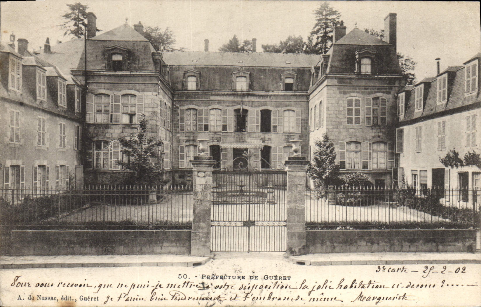 CPA Prefecture de Gueret