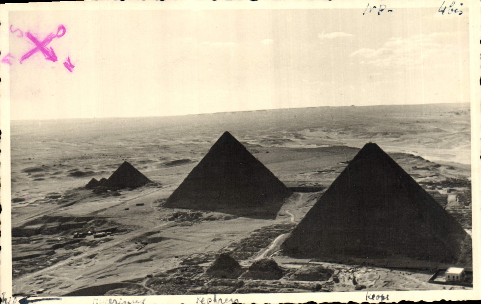 CARTE PHOTO Egypt Egypte Pyramides