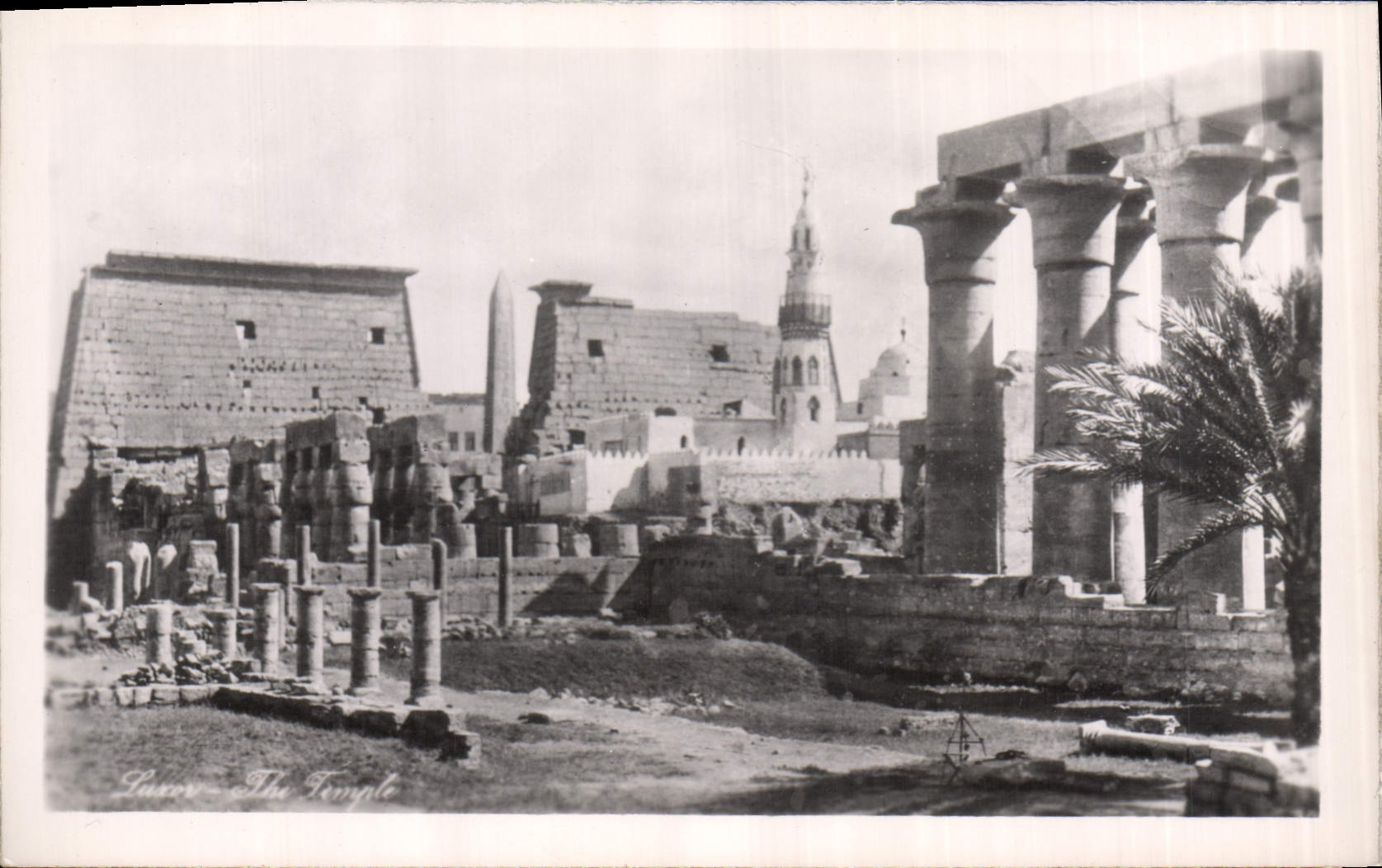CPA Egypt Egypte Luxor The temple