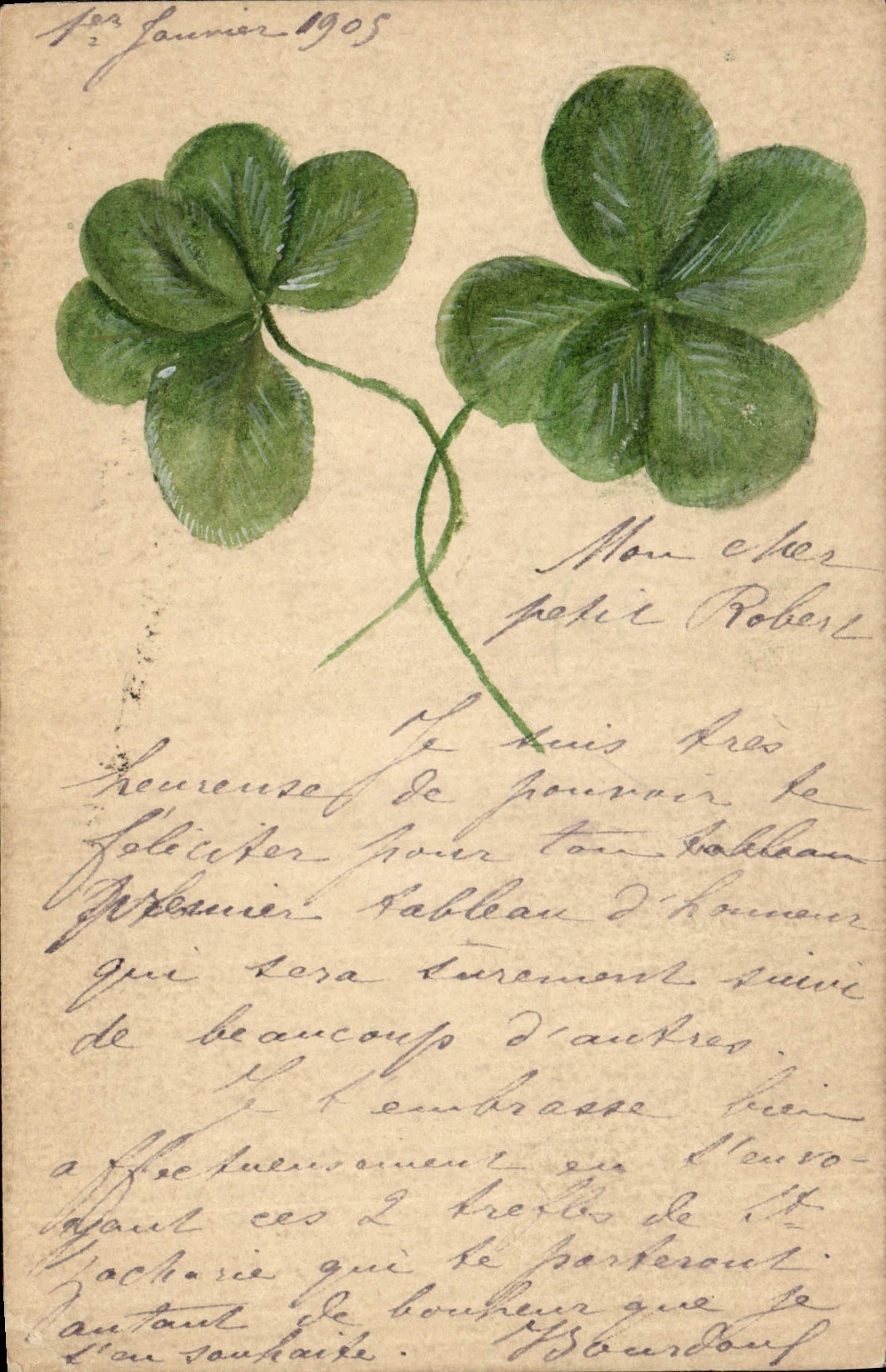 CPA Fantaisie (dessin a la main)  Fleurs 