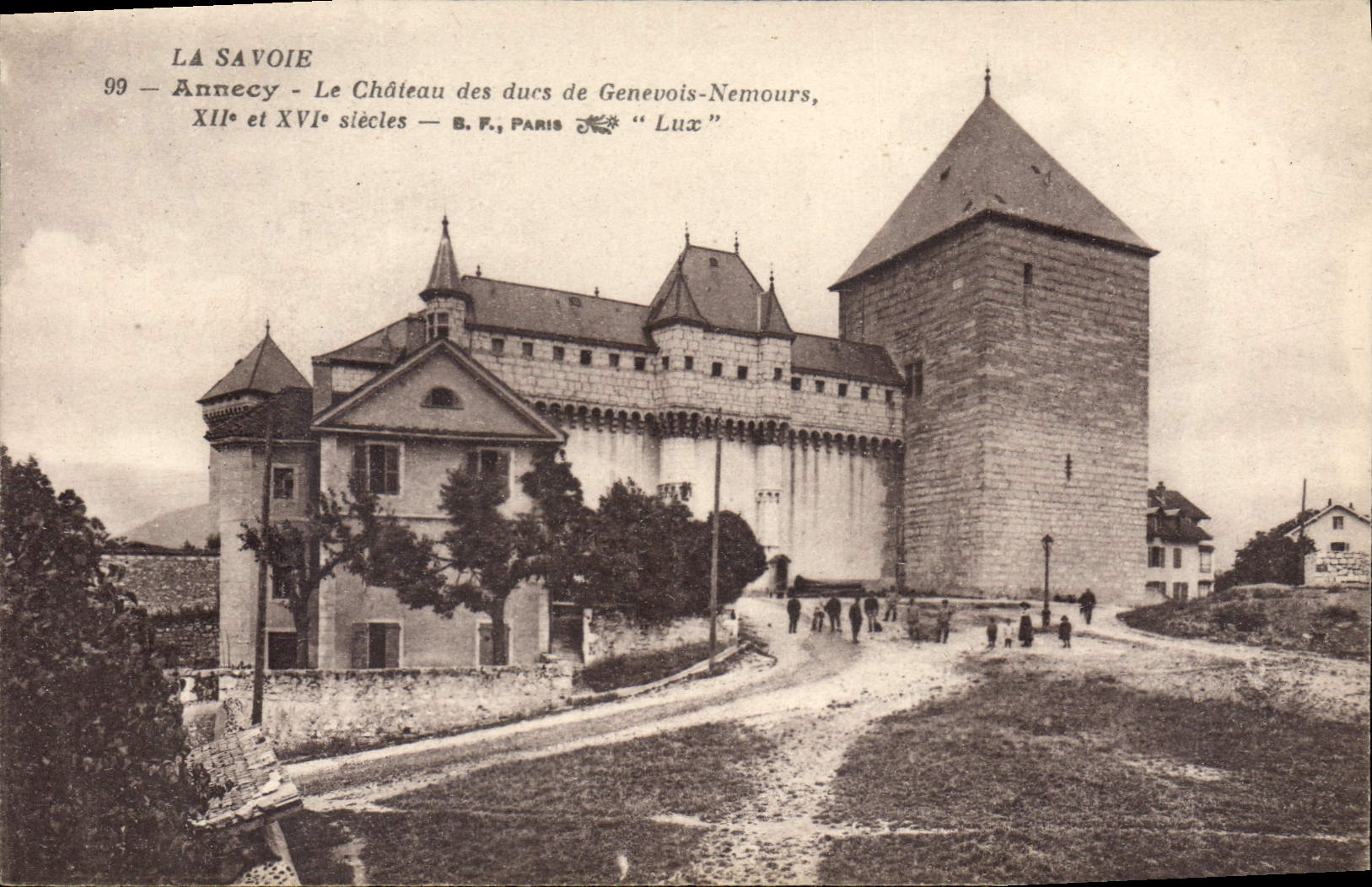 CPA Chateau des ducs de Genevois Nemours Annecy