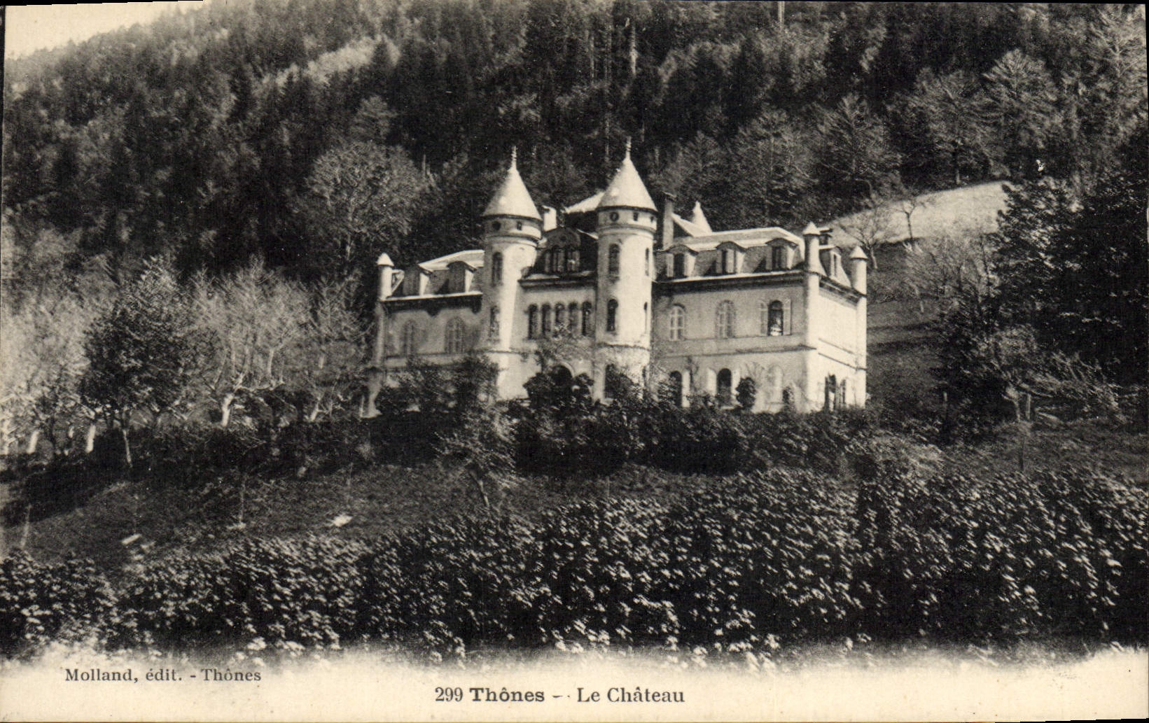CPA Chateau Thones
