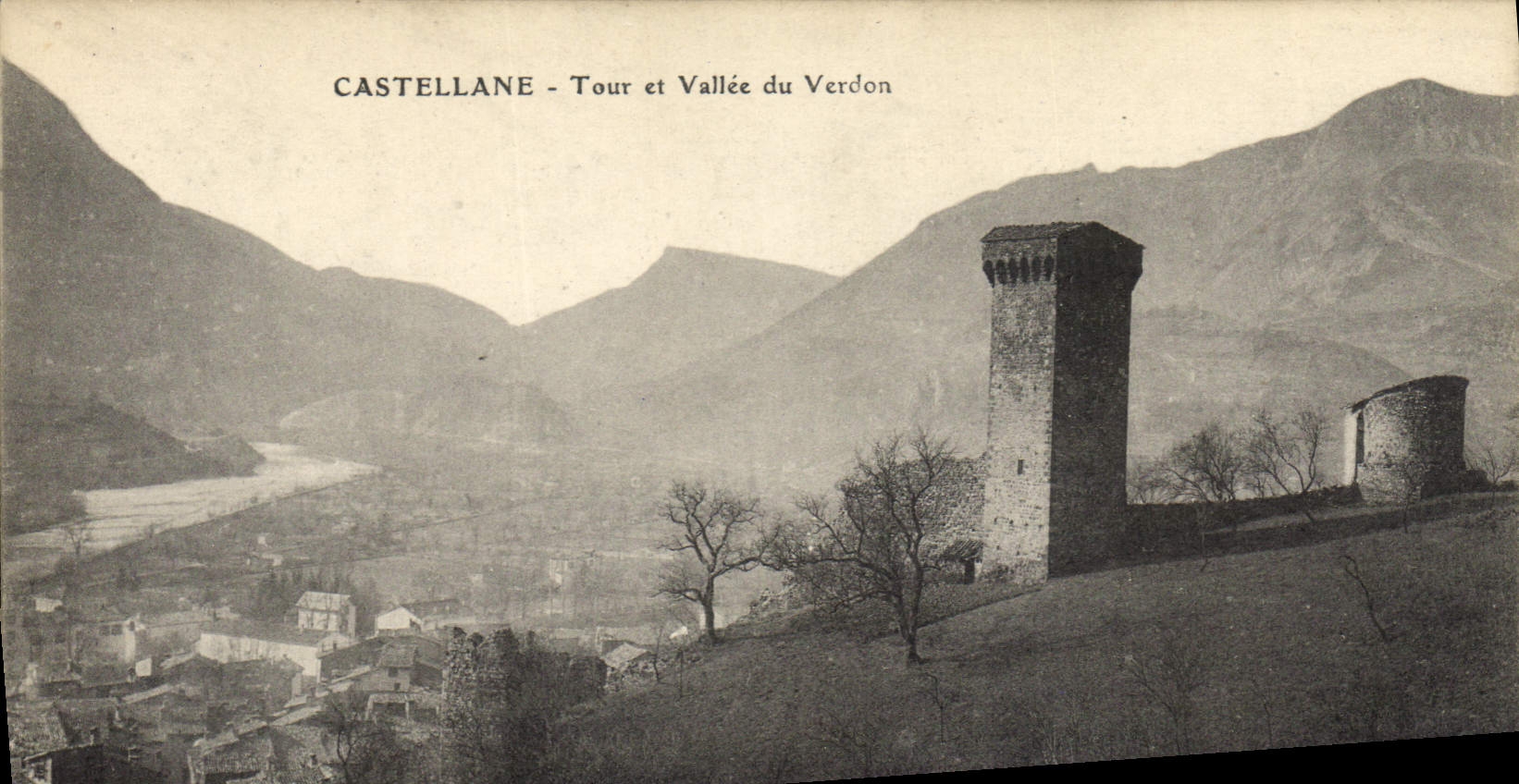 CPA Chateau Castellane Tour et Vallee du Verdon