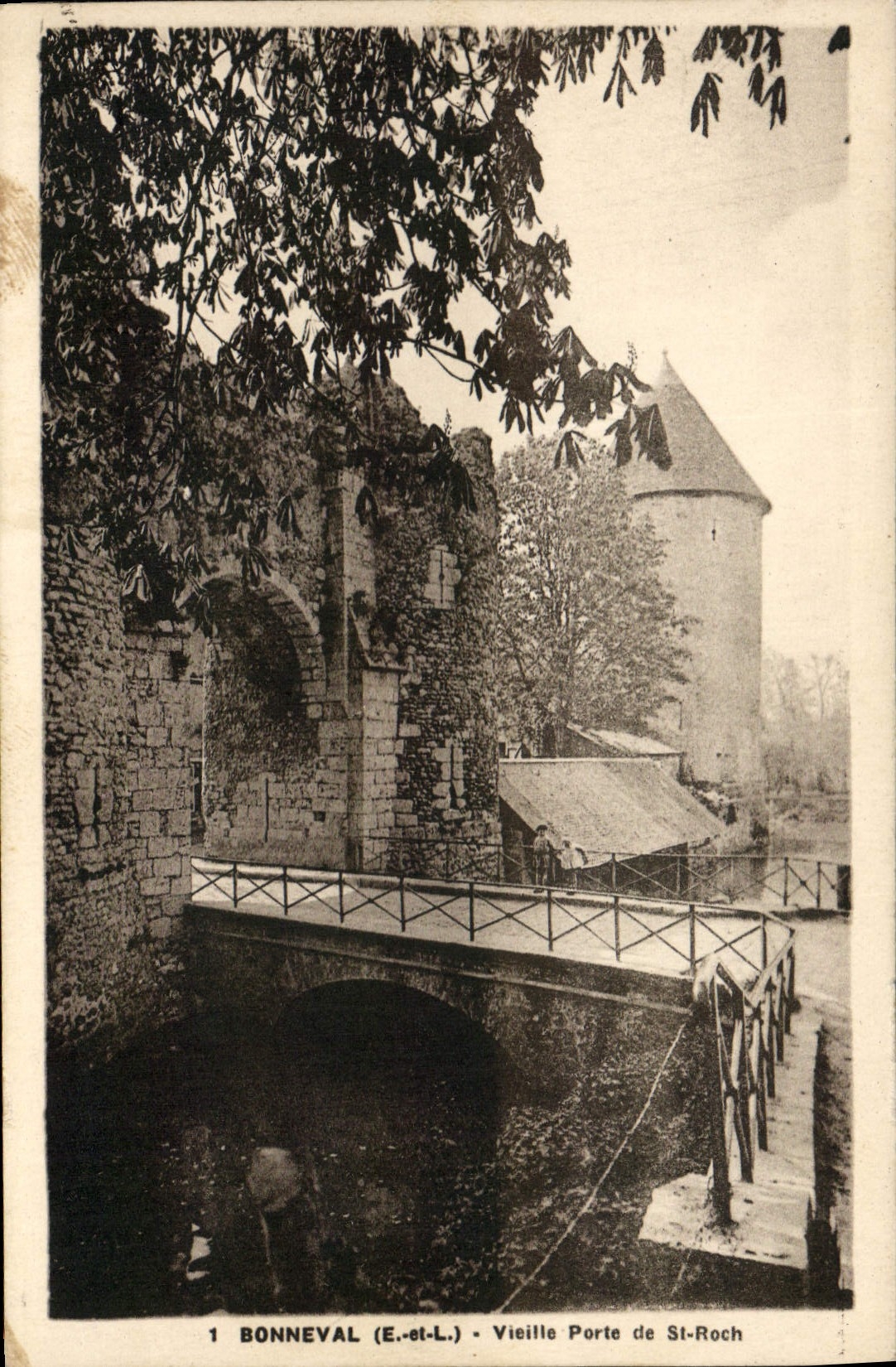 CPA Chateau Bonneval Vieille porte de St Roch