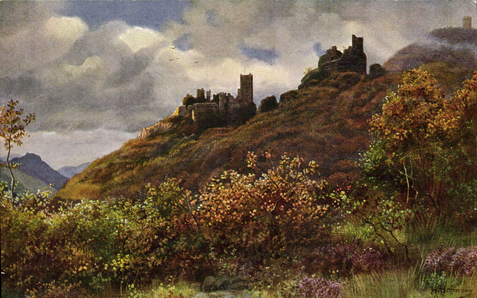 CPA Chateau Die Rappolstweiler Burgen