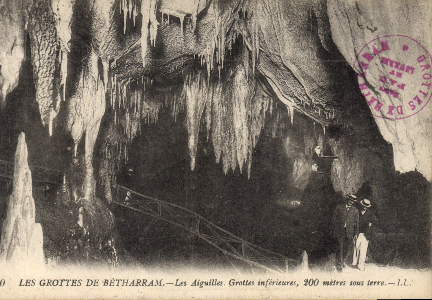 CPA Grotte Grottes de Betharram Les aiguillles Grottes inferieures