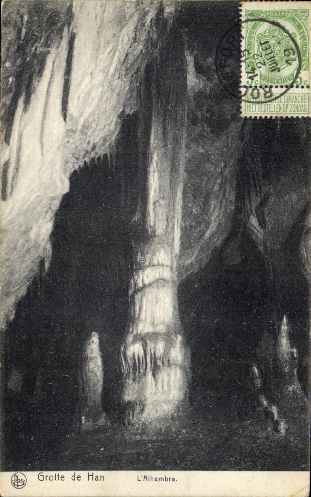 CPA Grotte de Han L'Alhambra Grottes