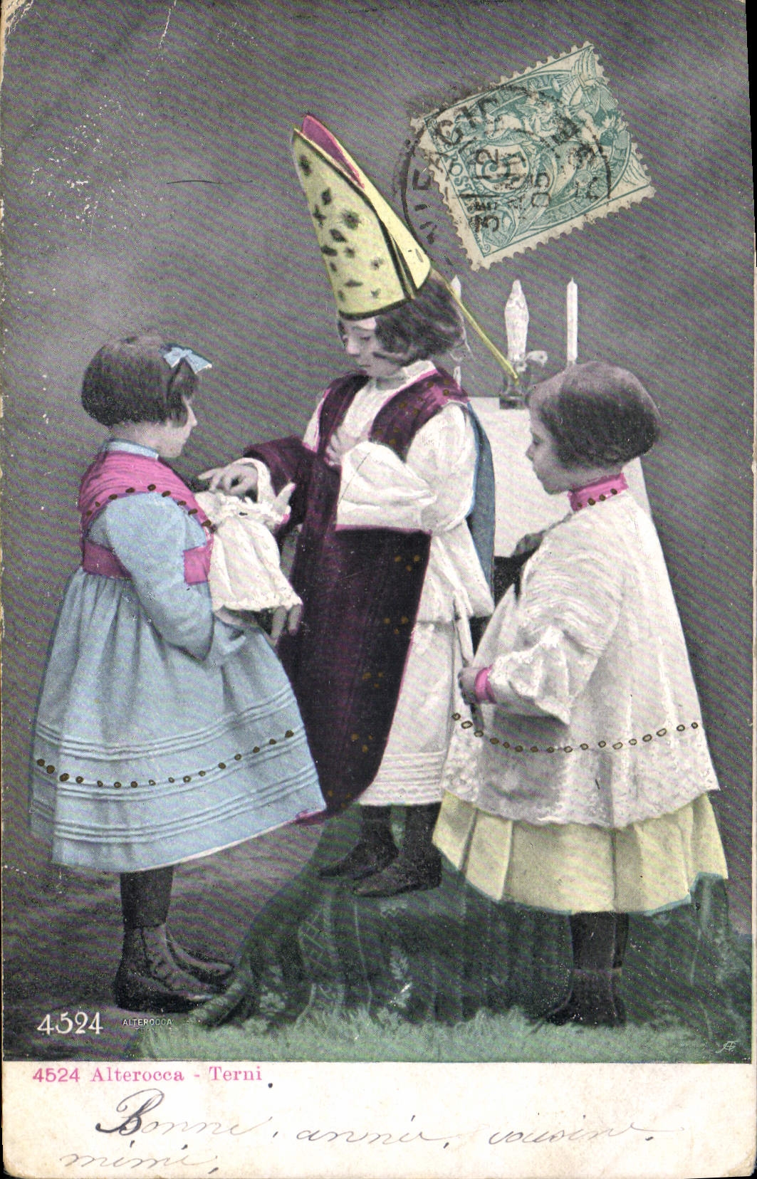 CPA Fantaisie Enfants Poupee 