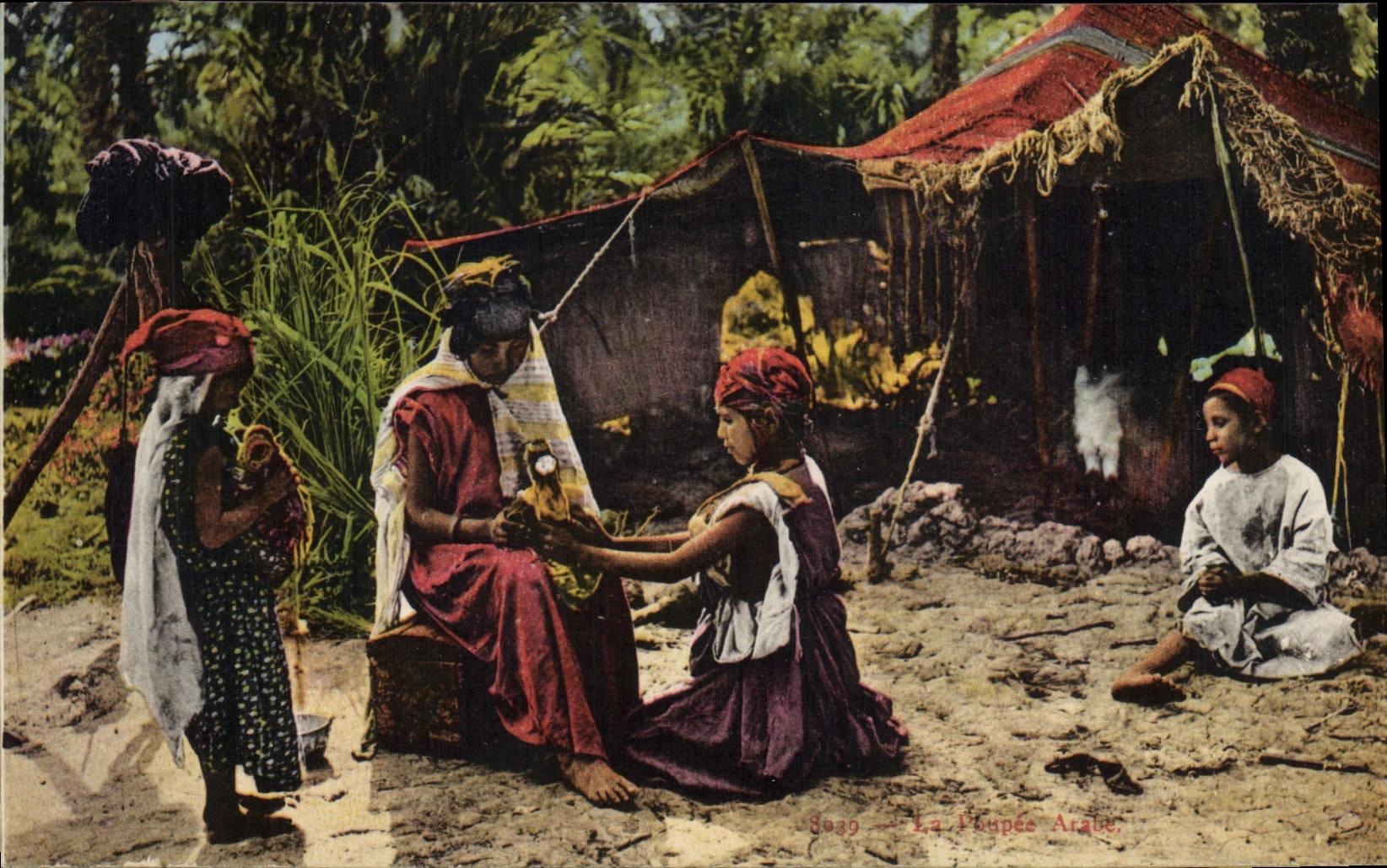 CPA Enfant Poupee arabe