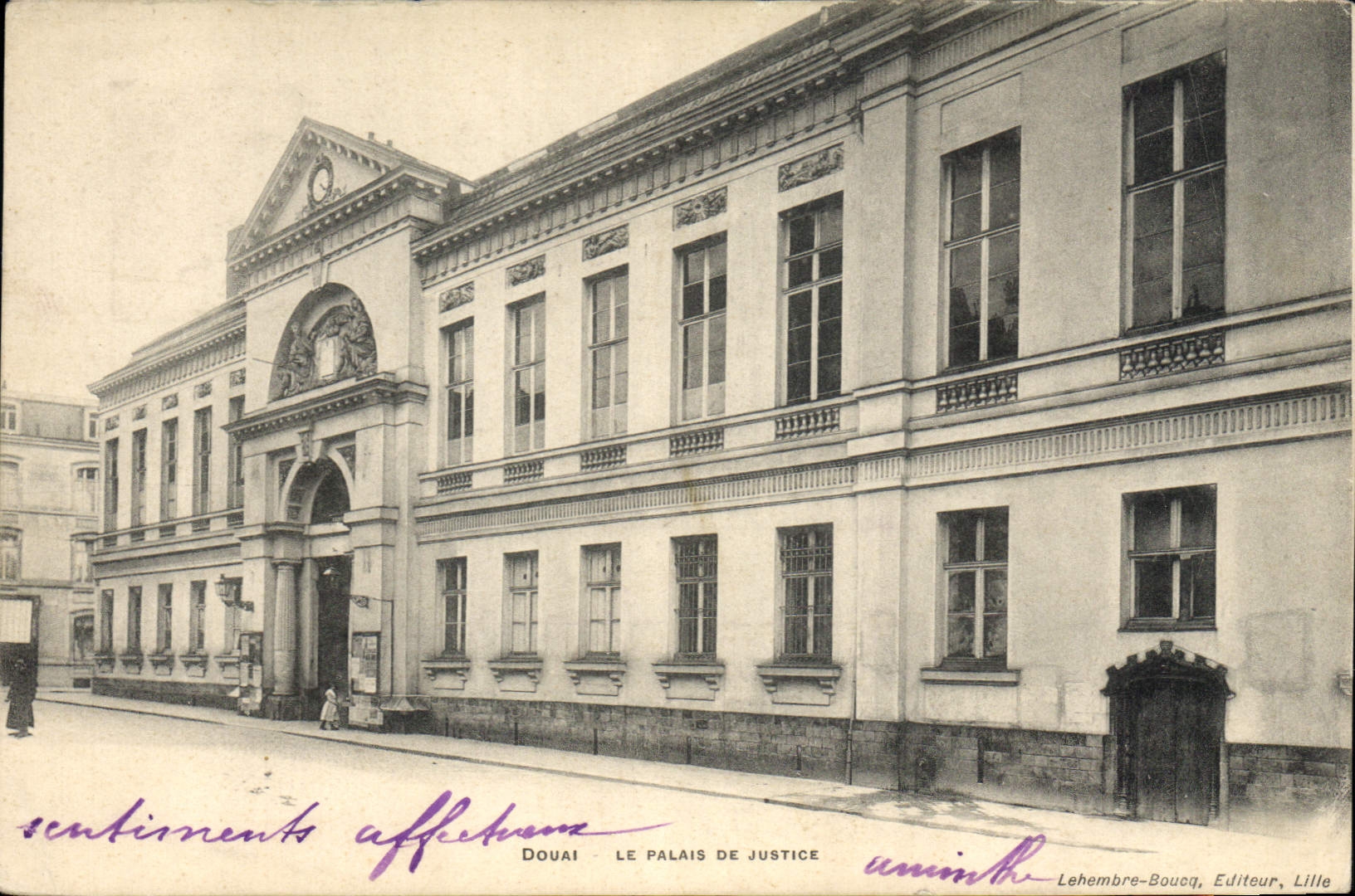 CPA Palais de Justice Douai