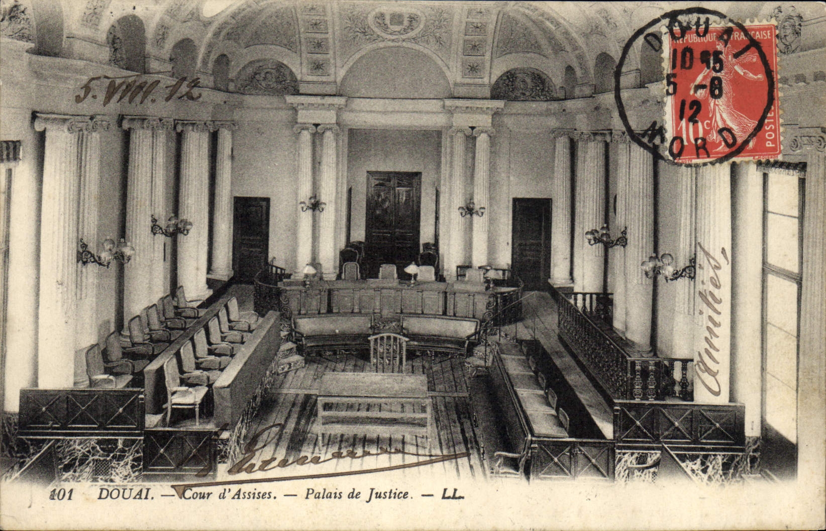 CPA Palais de Justice Douai Cour d'assises