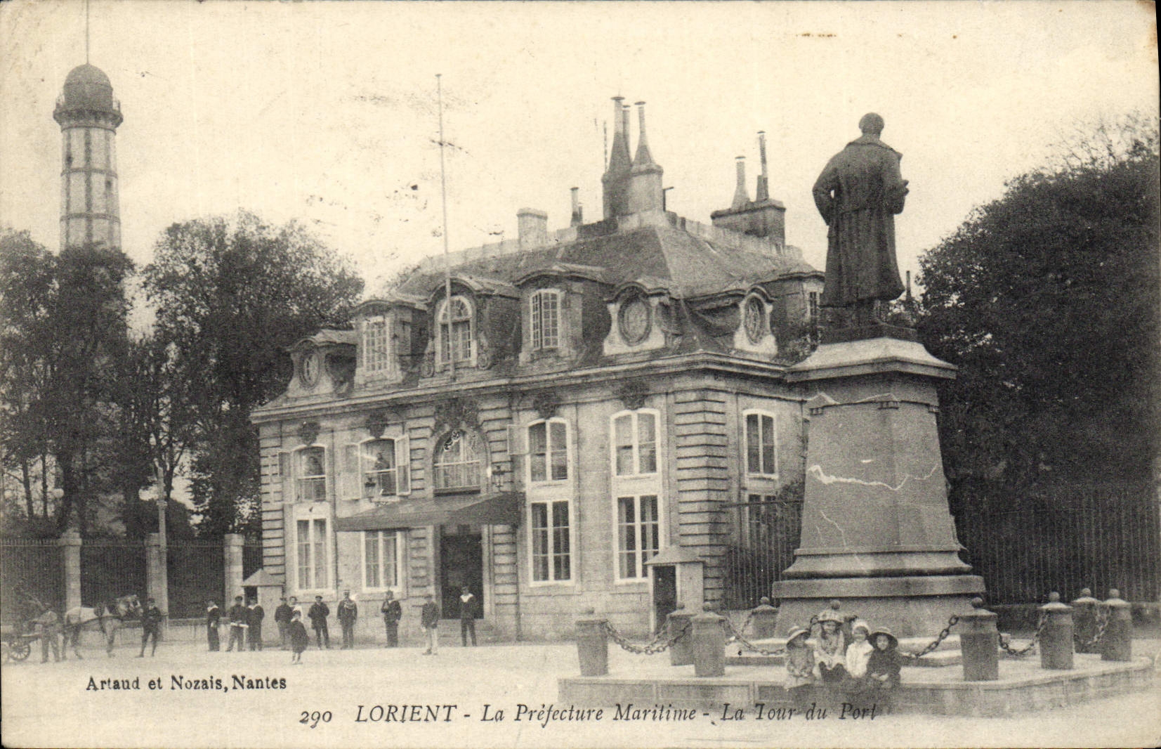 CPA Lorient La Prefecture Maritime La Tour du Port