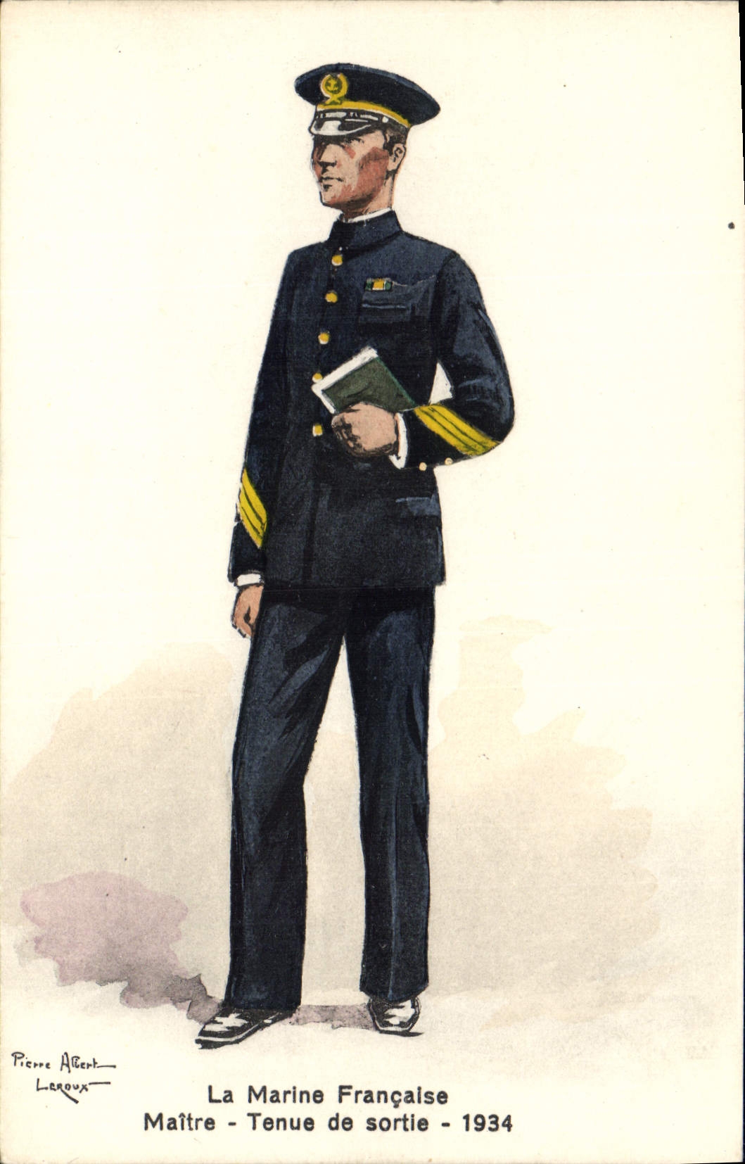 CPA Militaria Maitre Tenue de sortie 1934 Marine