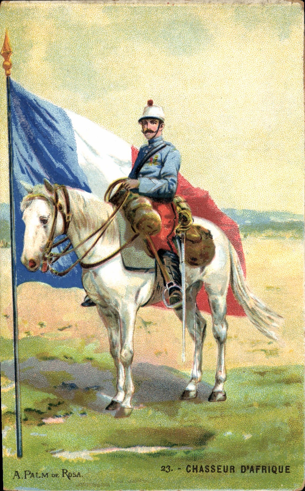 CPA Militaria Chasseur d'Afrique 