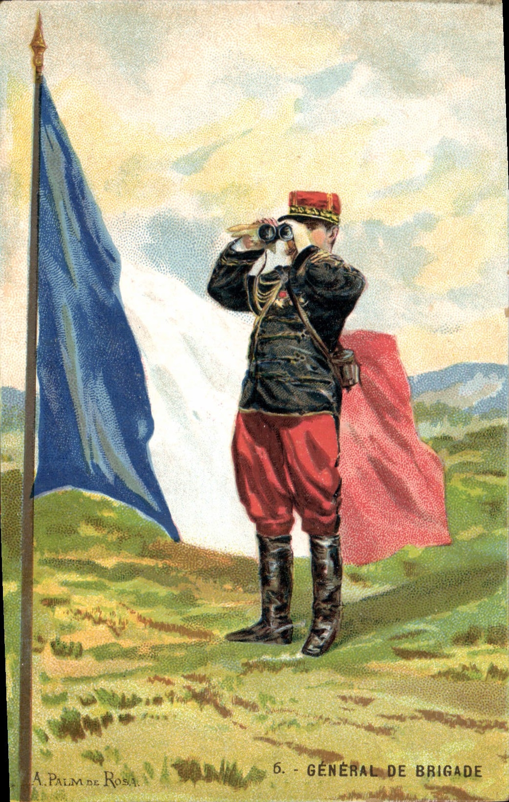 CPA Militaria General de brigade