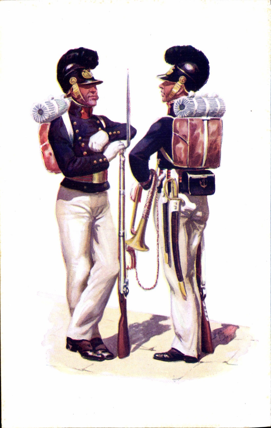 CPA Militaria Musee Marechal Franchet d'Esperey Alger Algerie Equipages de ligne Marins