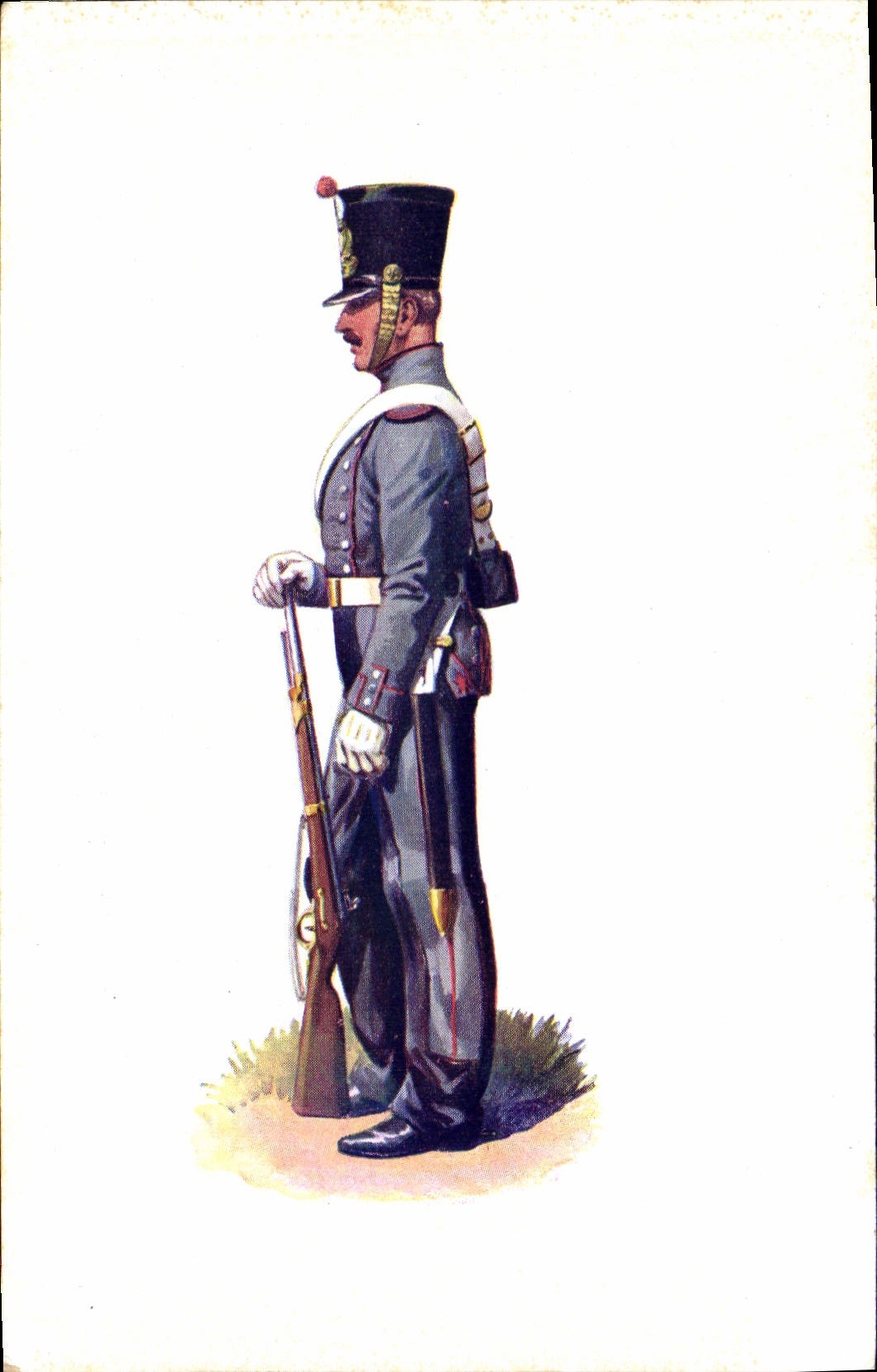 CPA Militaria Musee Marechal Franchet d'Esperey Alger Algerie Troupes d'administration 1830 Conducte