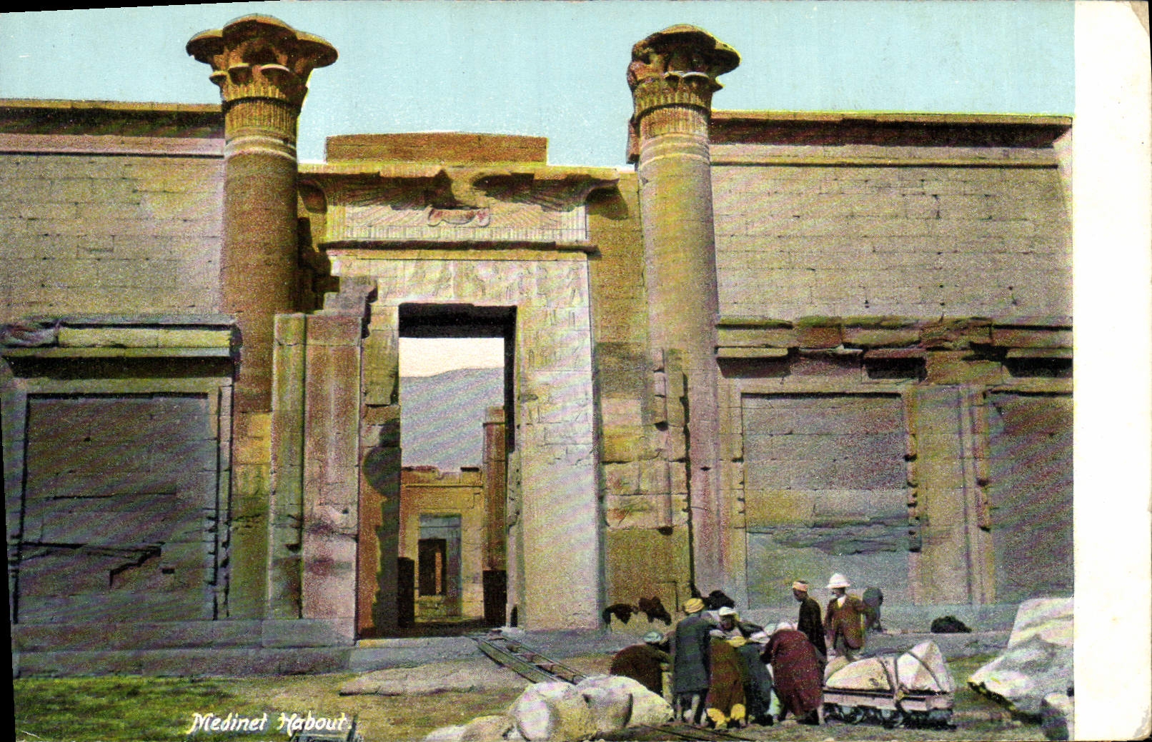 CPA Egypt Egypte Medinet Habout