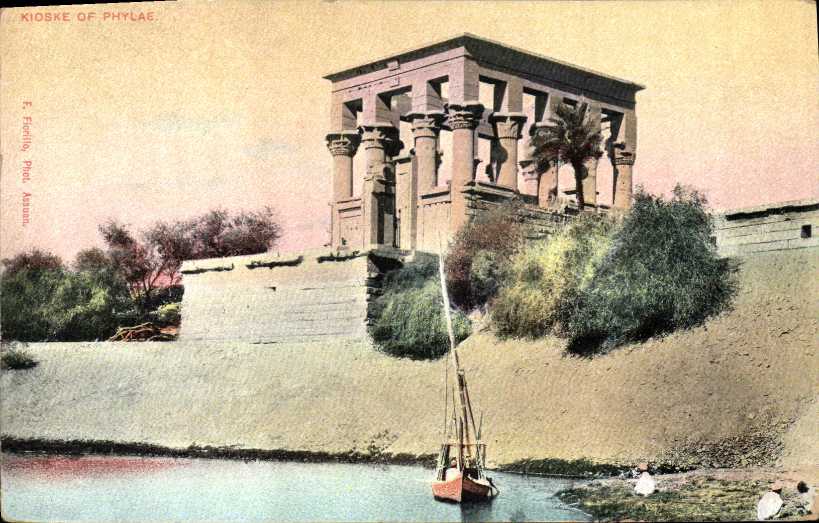 CPA Egypt Egypte Kioske of Phylae
