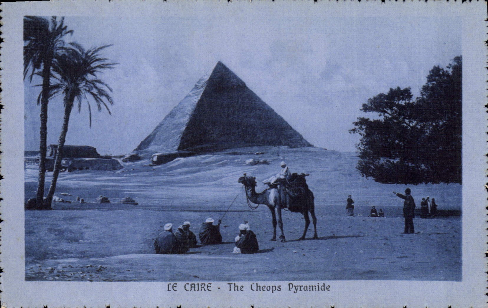 CPA Egypt Egypte Le Caire The Cheops Pyramide