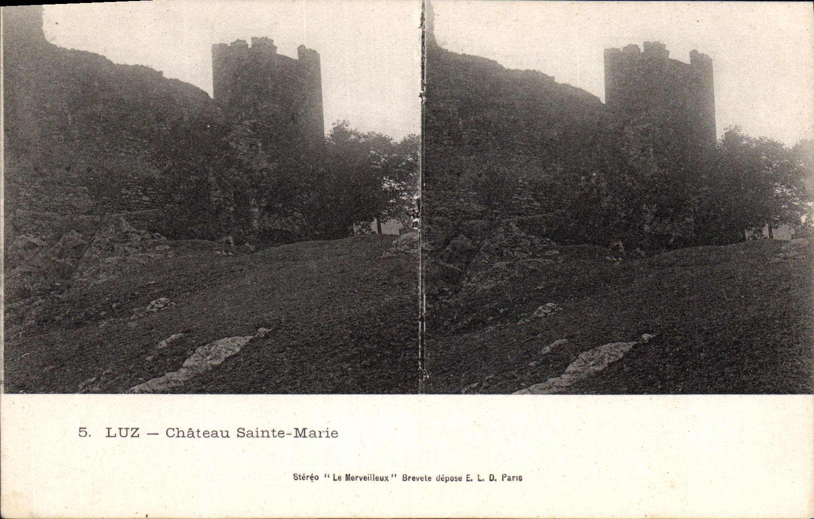 CPA Luz Chateau Sainte Marie 