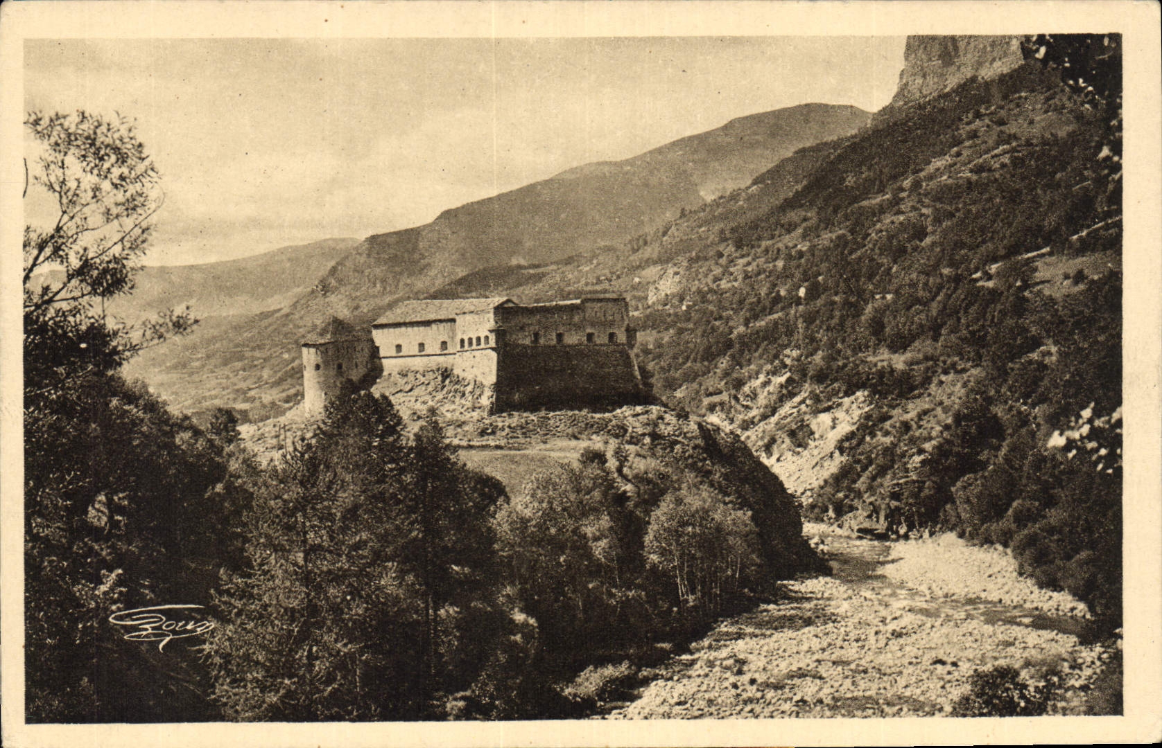 CPA Colmars les Alpes Fort de Savoie (alt 1250 m) 