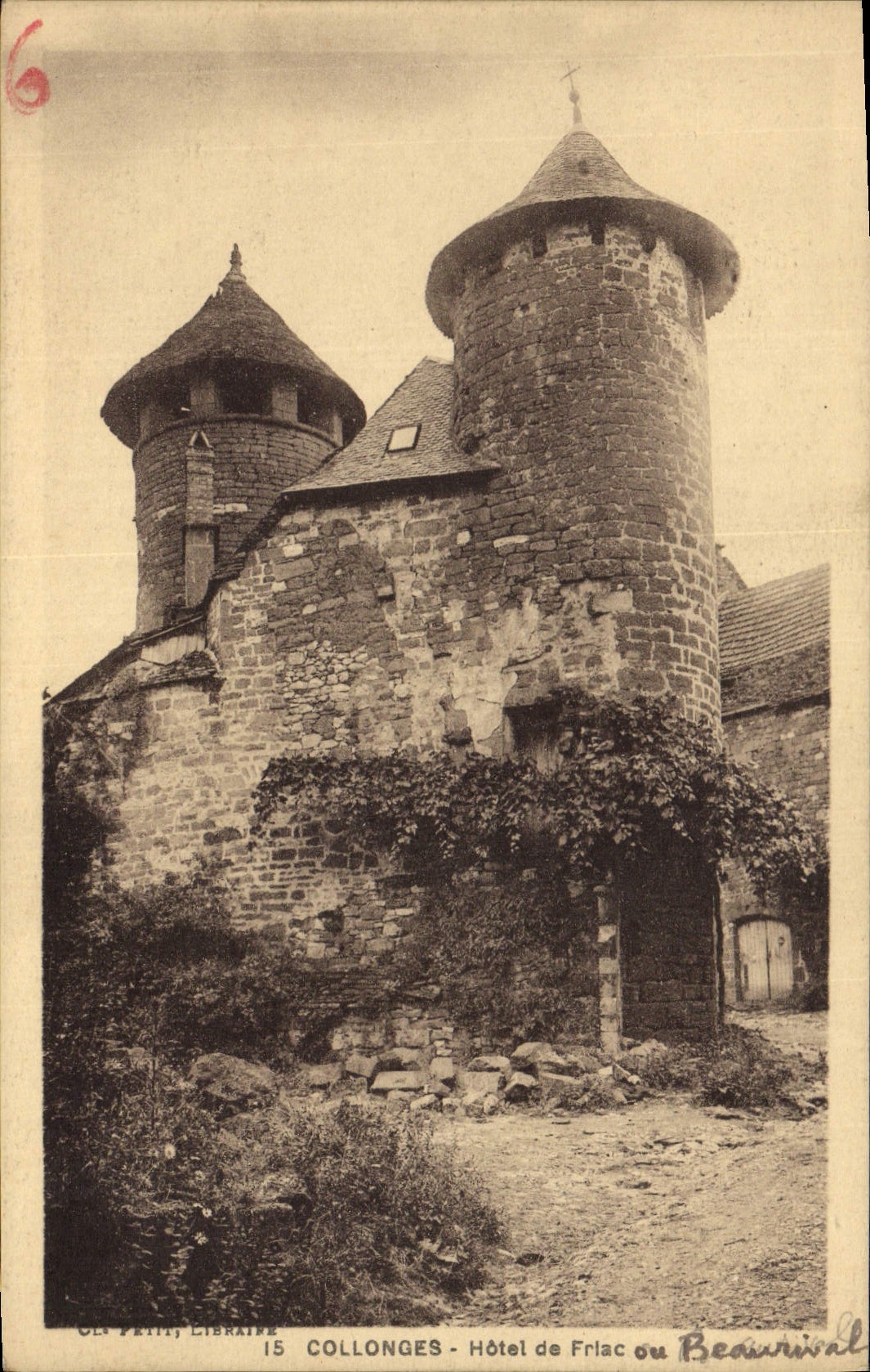 CPA Collonges Hotel de Friac ou Beaurival 