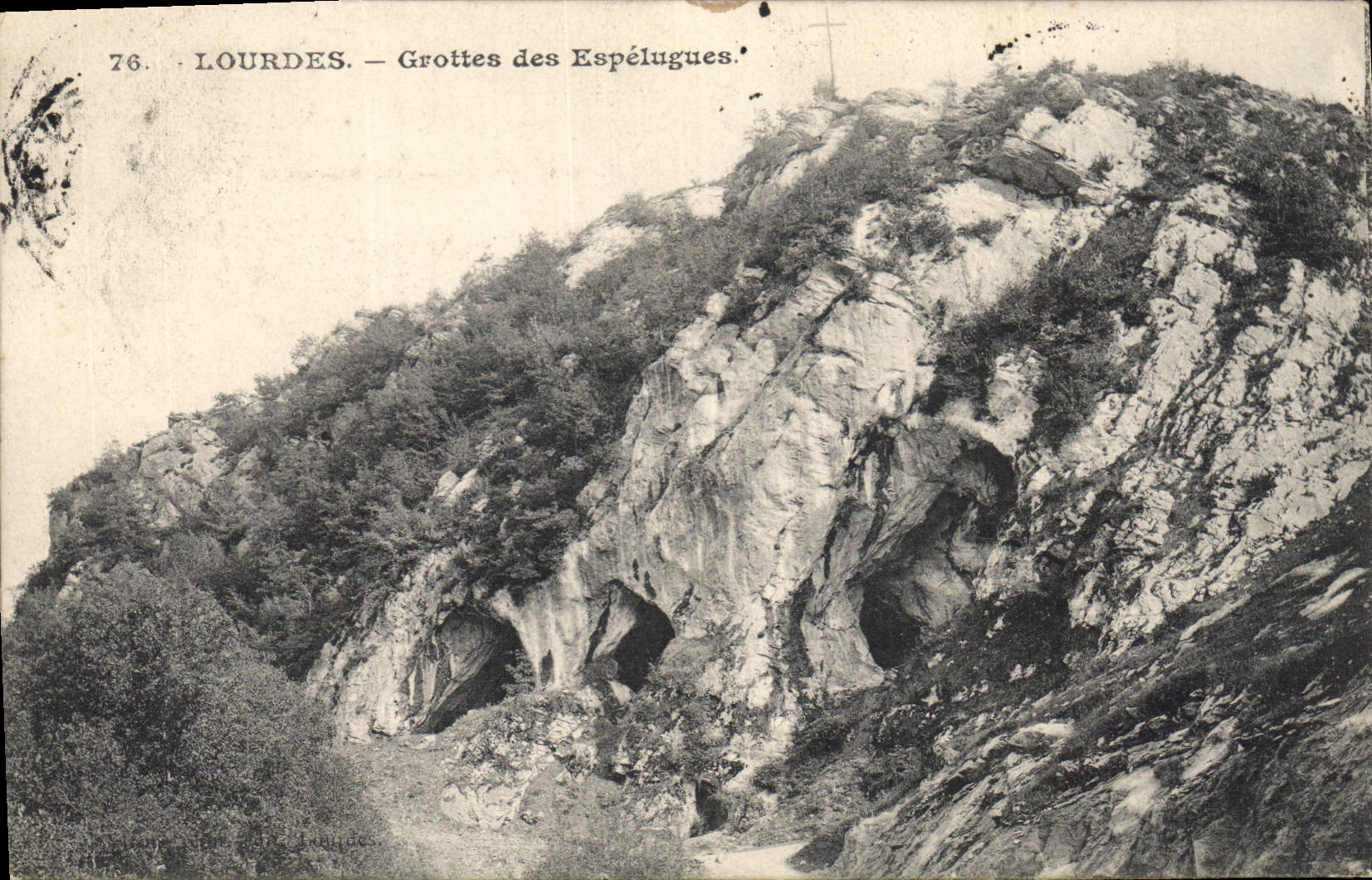 CPA Lourdes Grottes des Espelugues 