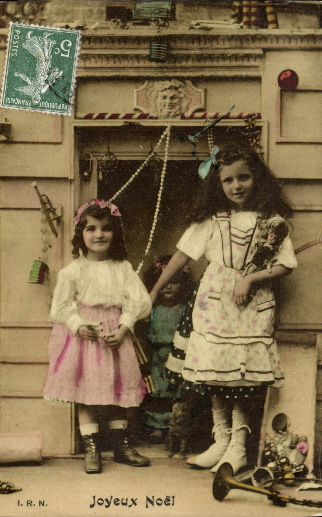 CPA Fantaisie Poupee  Joyeux Noel 