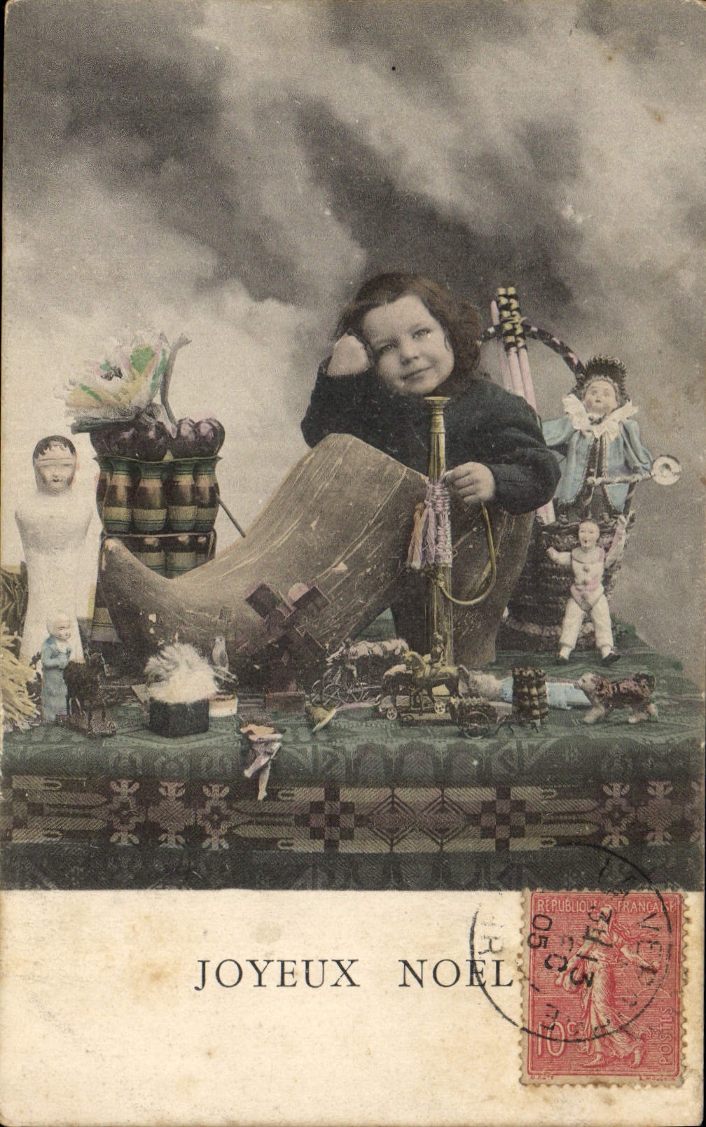 CPA Fantaisie Poupee  Joyeux Noel 