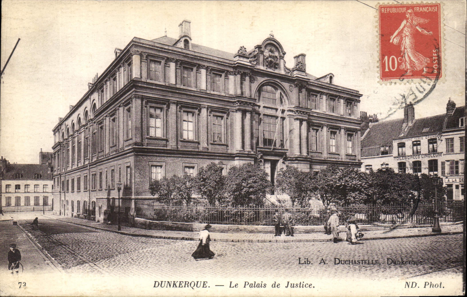 CPA Dunkerque Le Palais de Justice 