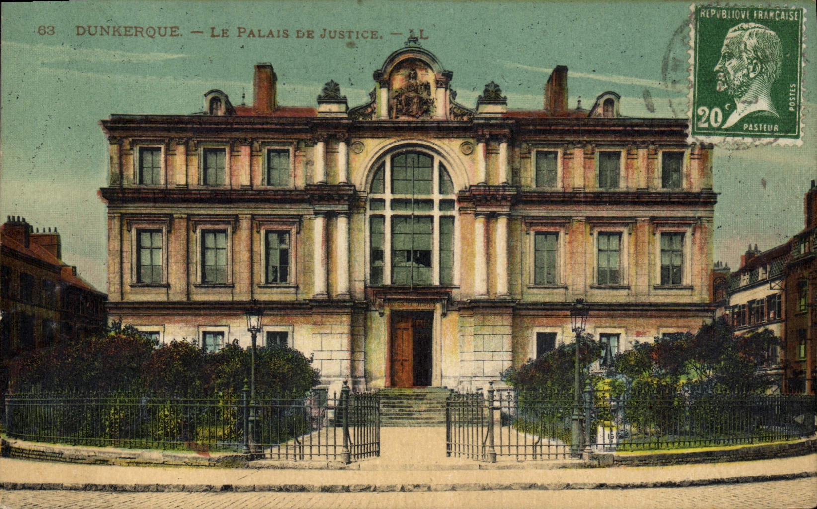 CPA Dunkerque Le Palais de Justice 