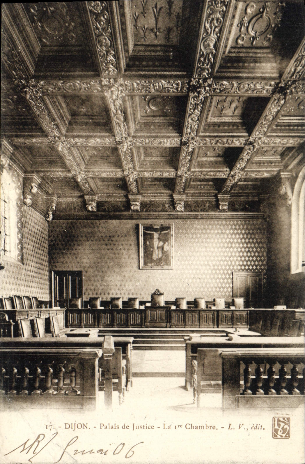 CPA Dijon Palais de Justice La 1re Chambre 