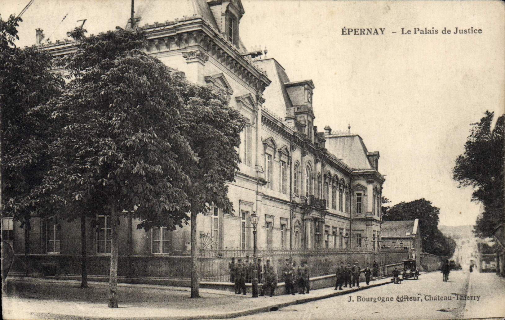 CPA Epernay Le Palais de Justice Militaria