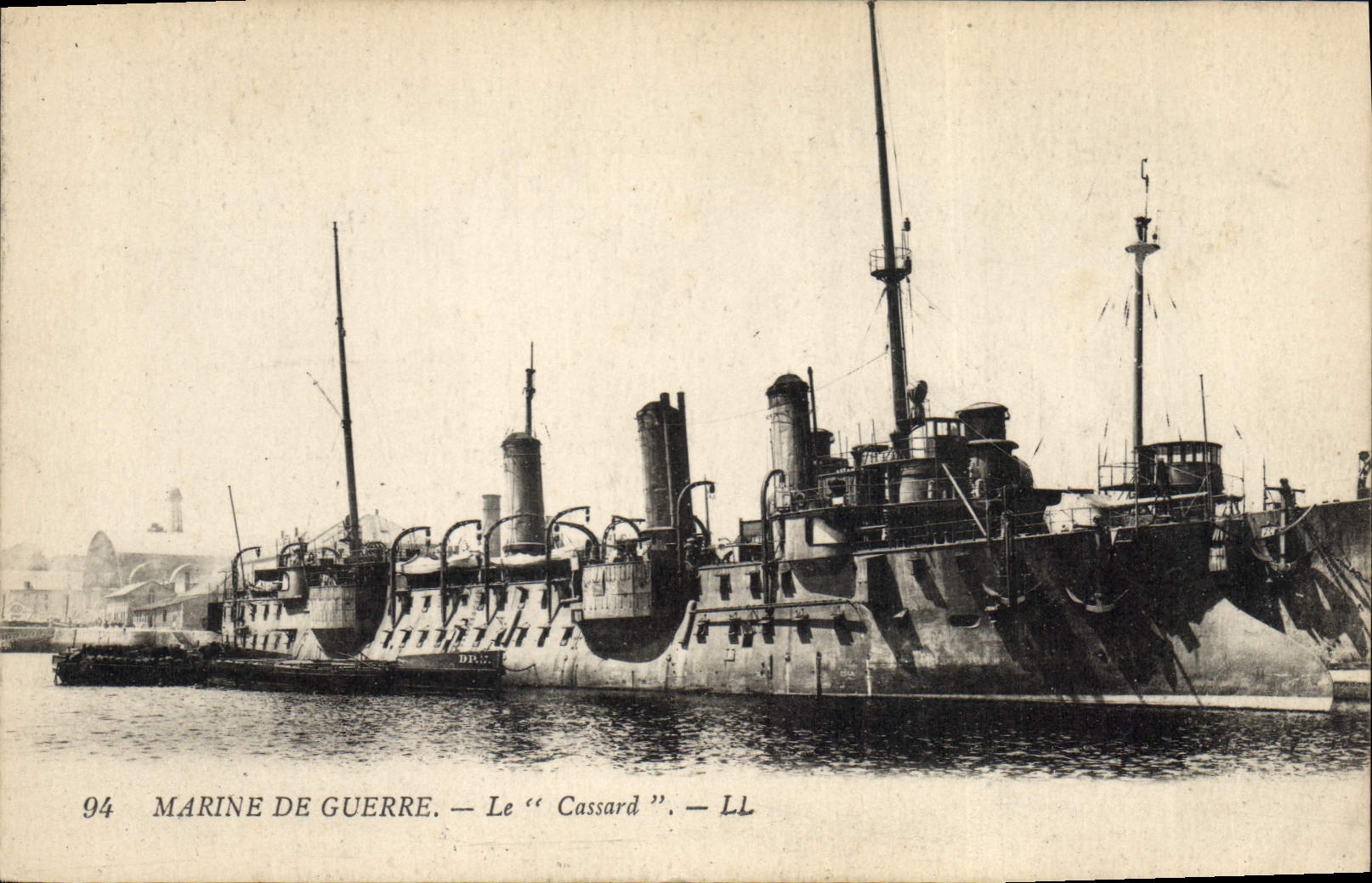 CPA Bateau de GuerreMarine de Guerre Le Cassard 