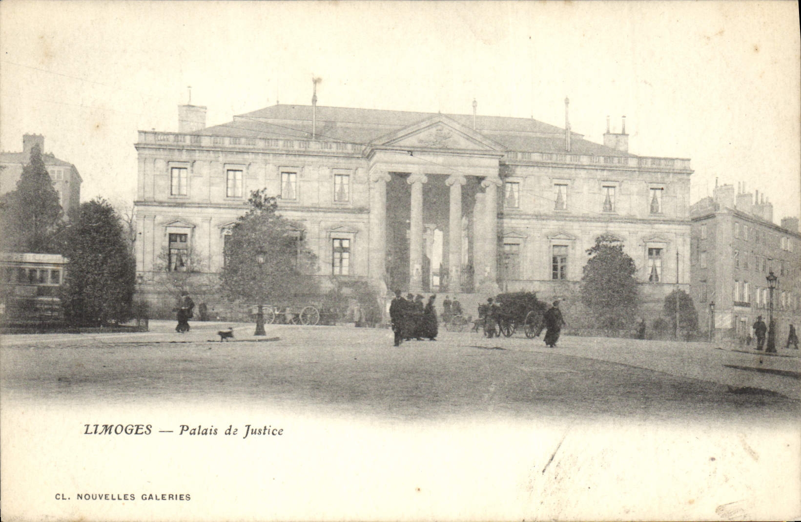 CPA Limoges Palais de Justice 