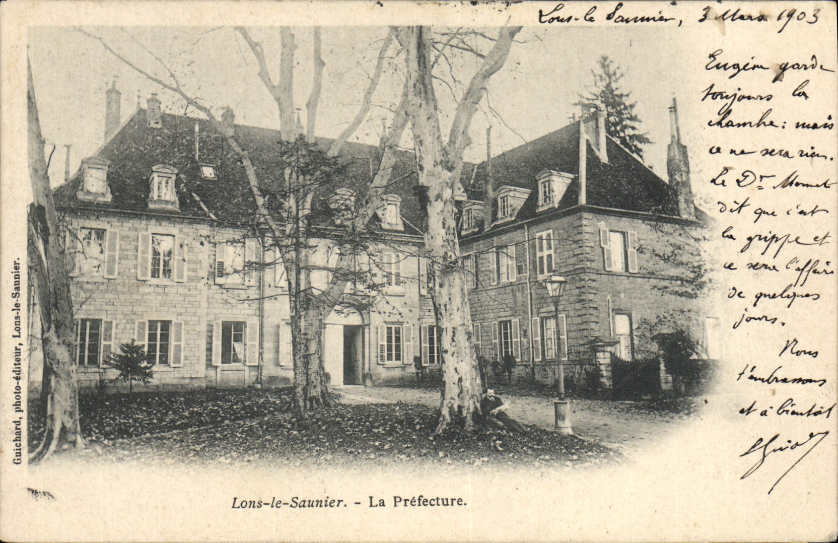 CPA Lons le Saunier La Prefecture 