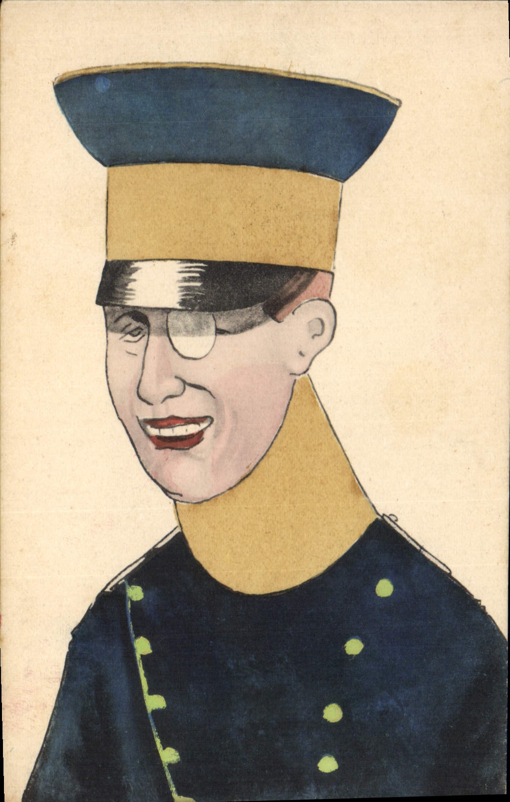 CPA Militaria Camille Cain Nancy 