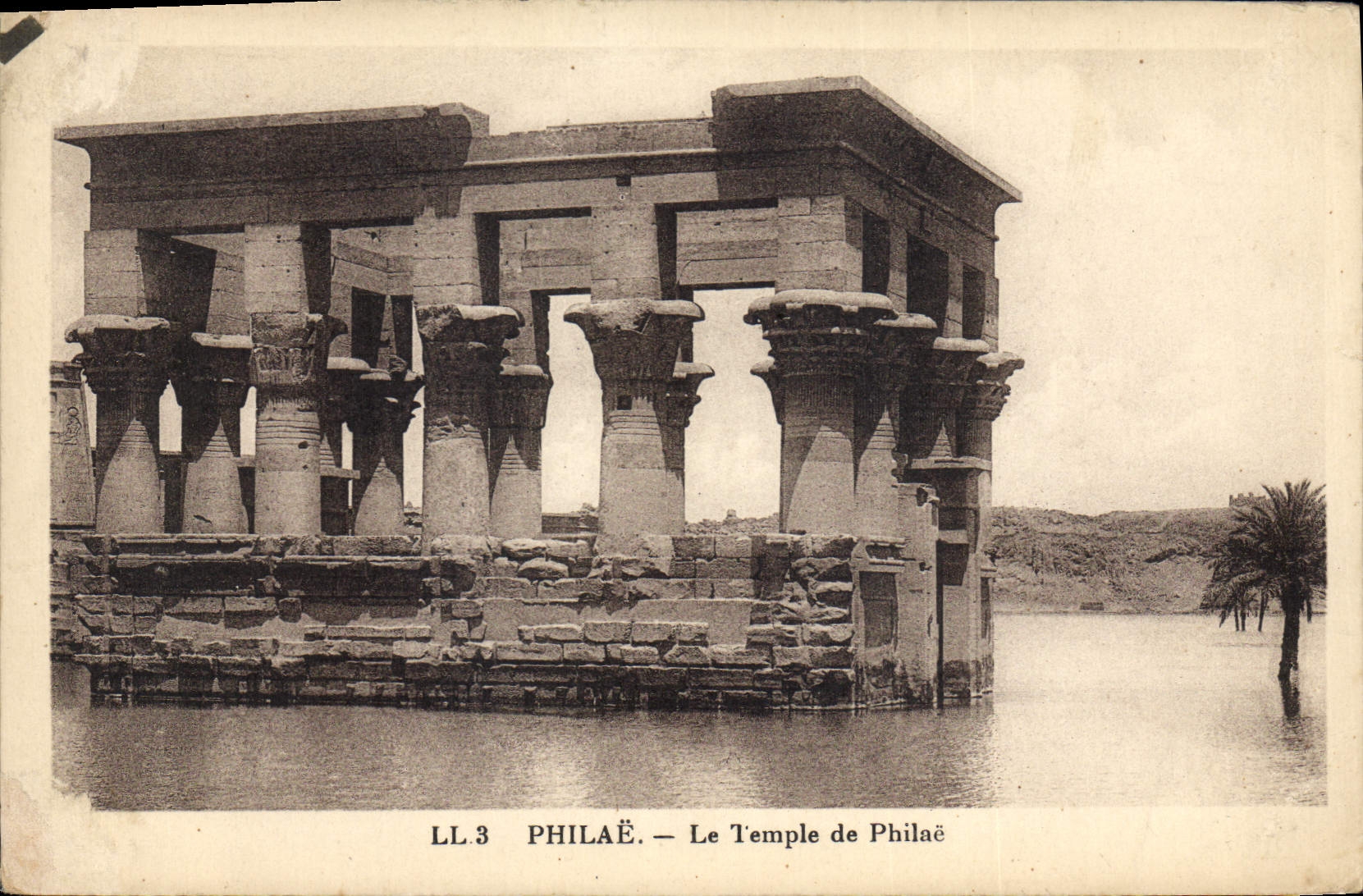CPA Egypt Egypte Philae Le temple de Philae